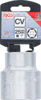 Steckschlüssel-Einsatz Sechskant | Antrieb Innenvierkant 25 mm (1") | SW 46 mm