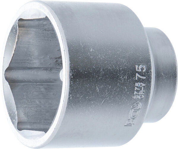 Steckschlüssel-Einsatz Sechskant | Antrieb Innenvierkant 25 mm (1") | SW 75 mm