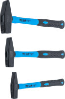 Schlosserhammer-Satz | Fiberglasstiel | DIN 1041 | 300 / 500 / 800 g | 3-tlg.