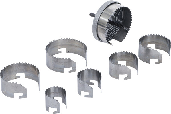 Lochsägen-Satz | Ø 26 - 63 mm | Tiefe 25 mm | 7-tlg.