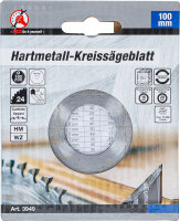 Hartmetall-Kreissägeblatt | Ø 100 x 30 x 2,1 mm | 24 Zähne