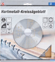 Hartmetall-Kreissägeblatt | Ø 210 x 30 x 2,6 mm | 40 Zähne