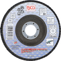 Fächer-Schleif-Scheibe | Ø 125 mm | K 80