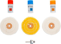 Polier-Sortiment für weiche Metalle | 7-tlg.