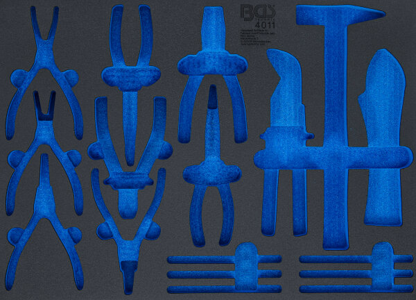 Werkstattwageneinlage 3/3 | leer | für Art. 4011