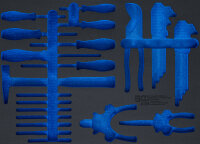 Werkstattwageneinlage 3/3 | leer | für Art. 4038