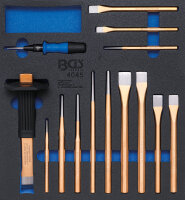 Werkstattwageneinlage 2/3: Körner, Meißel,...