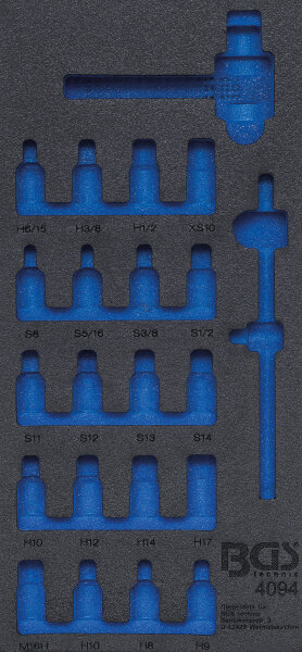Werkstattwageneinlage 1/3 | leer | für Art. 4094