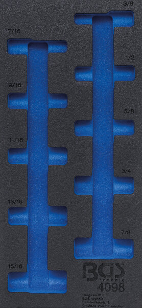 Werkstattwageneinlage 1/3 | leer | für Art. 4098