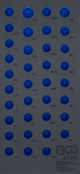 Werkstattwageneinlage 1/3 | leer | für Art. 4120