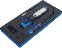 Werkstattwageneinlage 1/3: Handlampe und Magnetheberlampe...