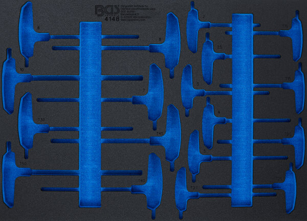 Werkstattwageneinlage 3/3 | leer | für Art. 4148