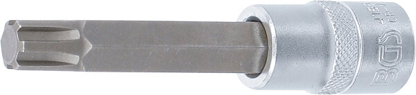 Bit-Einsatz | Länge 100 mm | Antrieb Innenvierkant 12,5 mm (1/2") | Keil-Profil (für RIBE) M12