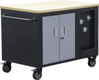 Werkstattwagen | 2 x 5 Schubladen | 1 Schrank | leer