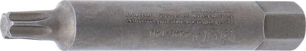 Bit | Länge 75 mm | Antrieb Außensechskant 12,5 mm (1/2") | T-Profil (für Torx) T40