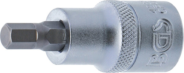 Bit-Einsatz | Antrieb Innenvierkant 12,5 mm (1/2") | Innensechskant 7 mm