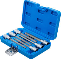 Bit-Einsatz-Satz | Antrieb Innenvierkant 12,5 mm (1/2") | Innensechskant mit Kugelkopf 5 - 12 mm | 6-tlg.