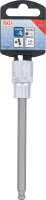 Bit-Einsatz | Länge 140 mm | Antrieb Innenvierkant 12,5 mm (1/2") | Innensechskant mit Kugelkopf 7 mm