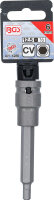 Kraft-Bit-Einsatz | Länge 100 mm | Antrieb Innenvierkant 12,5 mm (1/2") | Innensechskant 6 mm