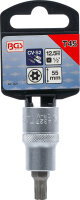 Bit-Einsatz | Antrieb Innenvierkant 12,5 mm (1/2") | T-Profil (für Torx) mit Bohrung T45