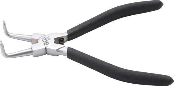 Sprengringzange | gebogen | für Innensprengringe | 180 mm