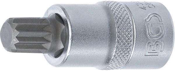 Bit-Einsatz | Antrieb Innenvierkant 12,5 mm (1/2") | Innenvielzahn (für XZN) M12