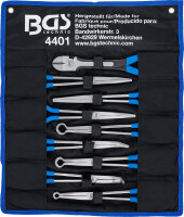 Langbeck- / Flach- und Zündkerzen-Stecker-Zangen-Satz | extra lang | 9-tlg.