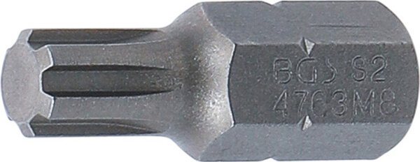 Bit | Länge 30 mm | Antrieb Außensechskant 10 mm (3/8") | Keil-Profil (für RIBE) M8