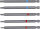 Bit-Satz | Antrieb Außensechskant 6,3 mm (1/4") | Innensechskant, T-Profil (für Torx) | Länge 110 mm | 5-tlg.