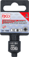Bremssattel-Einsatz | Innensechskant | extra kurz | 8 mm