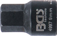 Bremssattel-Einsatz | Innensechskant | extra kurz | 9 mm