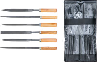 Schlüsselfeilen-Satz | Holzheft | 100 mm | 6-tlg.