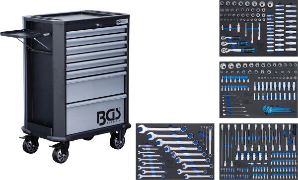 Werkstattwagen | 8 Schubladen | mit 296 Werkzeugen