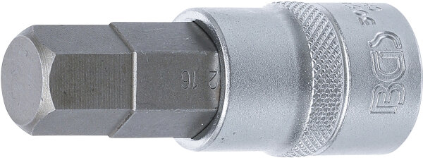 Bit-Einsatz | Antrieb Innenvierkant 12,5 mm (1/2") | Innensechskant 16 mm