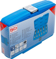 Bit-Einsatz-Satz | Antrieb Innenvierkant 12,5 mm (1/2") | Innensechskant 7/32" - 13/16" | Zollgrößen | 11-tlg.