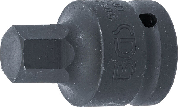 Kraft-Bit-Einsatz | Länge 55 mm | Antrieb Innenvierkant 20 mm (3/4") | Innensechskant 17 mm