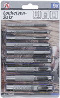 Locheisen-Satz | 2,5 - 10 mm | 9-tlg.