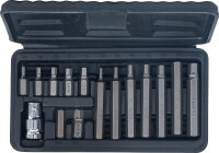 Bit-Satz | Antrieb Außensechskant 10 mm (3/8") | Innensechskant 15-tlg.