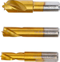 Schweißpunkt-Fräser-Satz | 5 % Cobalt-Stahl | 3-tlg.