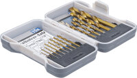 HSS-Spiralbohrer-Satz | titan-nitriert | 1,5 - 10 mm |...