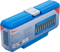 Kraft-Bit-Einsatz-Satz | Antrieb Innenvierkant 12,5 mm (1/2") | T-Profil (für Torx) T20 - T70 | 10-tlg.