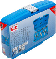 Bit-Einsatz-/Steckschlüssel-Einsatz-Satz | Antrieb Innenvierkant 12,5 mm (1/2") | E-Profil / T-Profil (für Torx) | 19-tlg.