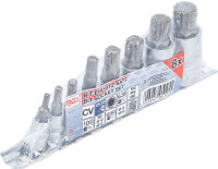 Bit-Einsatz-Satz | Innenvielzahn (für XZN) | M4 - M16 | 8-tlg.