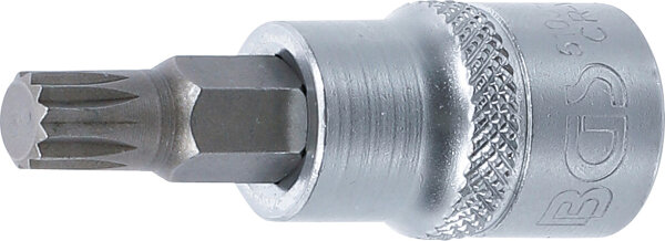 Bit-Einsatz | Antrieb Innenvierkant 10 mm (3/8") | Innenvielzahn (für XZN) M8