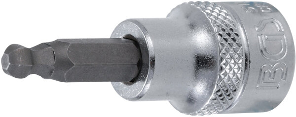Bit-Einsatz | Antrieb Innenvierkant 10 mm (3/8") | Innensechskant mit Kugelkopf 5 mm
