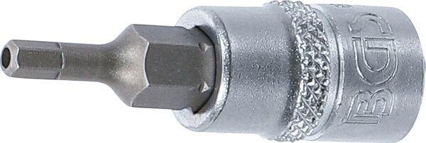 Bit-Einsatz | Antrieb Innenvierkant 6,3 mm (1/4") | Innensechskant mit Bohrung 3 mm