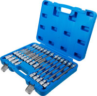 Bit-Einsatz-Satz | Antrieb Innenvierkant 12,5 mm (1/2") | Innensechskant | 30-tlg.