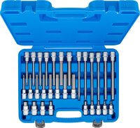 Bit-Einsatz-Satz | Antrieb Innenvierkant 12,5 mm (1/2") | Innensechskant | 30-tlg.