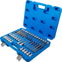Bit-Einsatz-Satz | Antrieb Innenvierkant 12,5 mm (1/2") | T-Profil (für Torx) | 32-tlg.