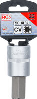 Bit-Einsatz | Antrieb Innenvierkant 20 mm (3/4") | Innensechskant 22 mm